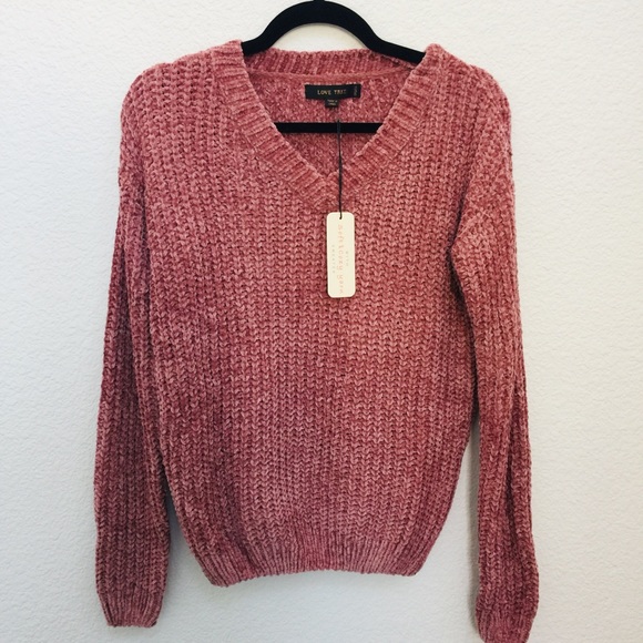 love tree chenille sweater